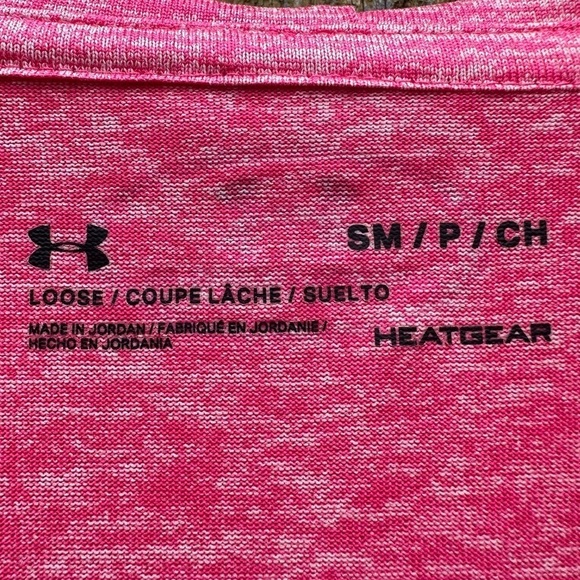 Under Armour Tech Twist Hoodie Henley Pink Long Sleeve Shirt Sz S - Picture 5 of 12